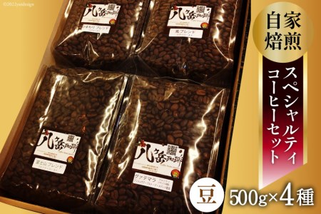【ふるなび限定】 【スペシャルティコーヒー】グァテマラアンティグア 自家焙煎 珈琲豆 4種類 500g  FN-Limited-SP