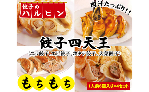 
No.031 餃子四天王　4人前＜餃子のハルピン＞ ／ ぎょうざ ギョーザ 中華 東京都
