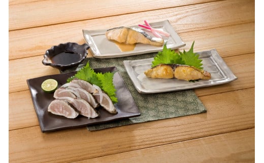 岡山名物・さわらづくし【鰆のたたき 鰆の味噌漬 鰆のみそ煮】