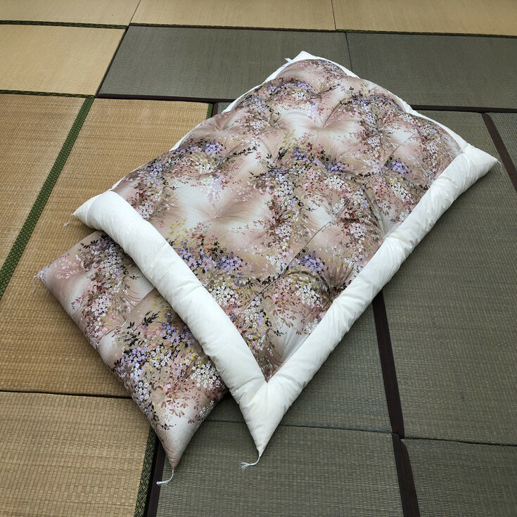 【ふるさと納税】ふとん打ち直し 抗菌抗ウイルスフルテクト加工生地 みず穂柄 2枚組 日本製 ふとんのワタセ 御中元 お中元