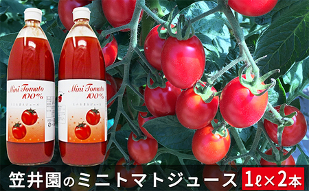 トマトジュース アイコ 北海道産 トマトジュース【1L×2本】