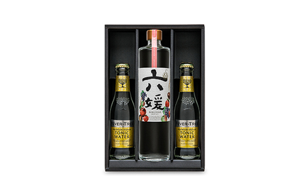道後ジン 六媛・トニックセット（G6-500） お酒 晩酌 家飲み 宅飲み 愛媛県産素材 ボタニカル 華やかな香り 香ばしい香り キレ のかな甘み トニックウォーター 