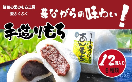 愛ふくふく「あんもち（6種類12個入り）セット」