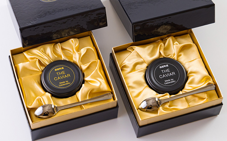 THE・CAVIAR(ザ・キャビア)2種食べ比べセット バエリとオシェトラ詰め合わせ 合計40g [高級 国産 日本産 ギフト 贈答 贈り物 プレゼント お中元 化粧箱入り BAERII OSETRA