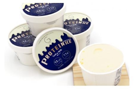 Giプロテインアイス 塩ミルク 100ml×6個 アイス 高タンパク フカヒレコラーゲン ビタミン ミネラル配合 [Gi by OGATORE 宮城県 気仙沼市 20562444]