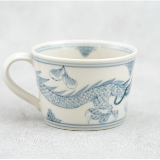 有田焼 坂本窯陶工房 龍絵スープマグ A30-343_イメージ3