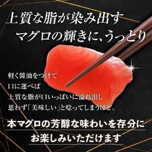 本マグロ中トロ1kg　解凍レシピ付　1サクずつ真空包装
