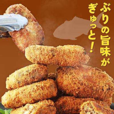 ふるさと納税 西予市 <魚屋さんが作ったジューシー ぶりメンチ 10個入り チーズなし>(株)SakuSakuブリ |  | 01