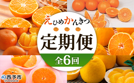 ＜2025年11月発送開始 えひめかんきつ定期便 全6回＞ 果物 フルーツ みかん ミカン 蜜柑 日の丸みかん 紅まどんな 伊予柑 いよかん デコポン せとか 河内晩柑 かわちばんかん 愛媛県観光物産協会 愛媛県 西予市【常温】『2025年11月に第1回目を順次出荷予定』OEK0001