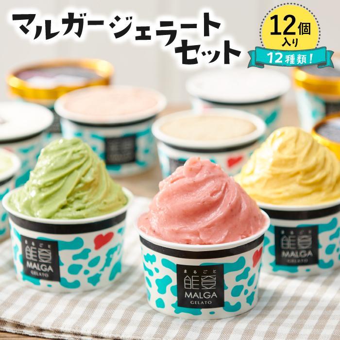【ふるさと納税】【復興支援】マルガージェラート能登セット（12個入） | マルガー マルガージェラート ジェラート セット ジェラートセット アイス アイスクリーム 人気 おすすめ　オススメ　詰め合わせ　プレゼント　美味しい　おいしい　地元食材　中元　スイーツ　ギフト