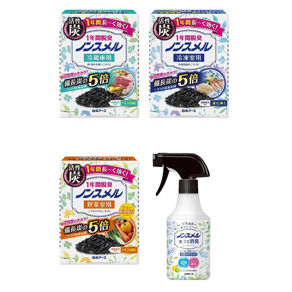 【ふるさと納税】ノンスメル 脱臭剤・消臭剤セット | 空間リフレッシュ 冷蔵庫 消臭 除菌 人気 おすすめ 送料無料