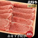 【ふるさと納税】飛騨牛 A5等級 肉 (もも / 肩肉 ) すき焼き 400g ブランド牛 和牛 朝日屋 TR4223