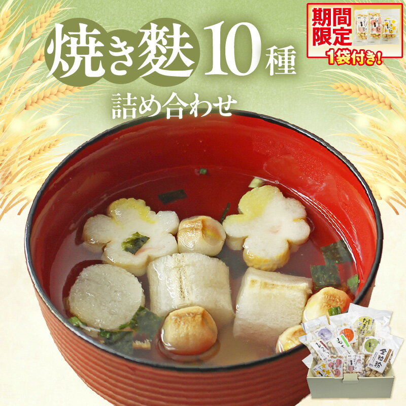 【ふるさと納税】焼き麩 10種【詰め合わせ】栄養麩 小町麩 もち麩 白玉麩 京はな麩 おつゆ麩 全粒粉の麩 てまり麩 とろーりたま麩 愛知県産小麦100%使用 和食 焼き麩 詰合せ 食べ比べ 便利 小分け 簡単調理 食品 アレンジ お取り寄せ 送料無料