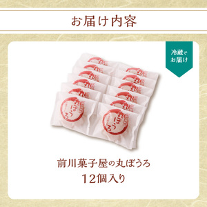 前川菓子屋の丸ぼうろ 12個 ／ 丸ぼうろ 【A144】
