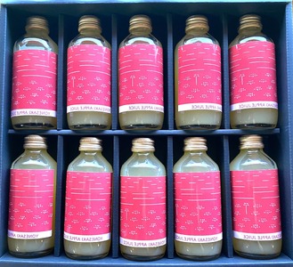 100％ストレートりんご果汁 180ml×10本セット 化粧箱入り 【 りんご リンゴ ジュース 飲料 ギフト 贈答品 】