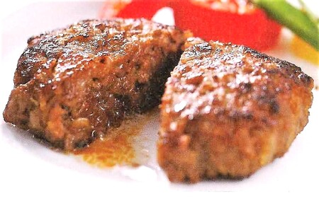 国産肉と国産野菜の生ハンバーグ　１２０ｇ×１５パック　0002-2204