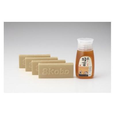 ふるさと納税 恵那市 恵那蜂蜜・蜜蝋セット(蓮華蜂蜜300g1本、Aランク蜜蝋600g:150g4枚)