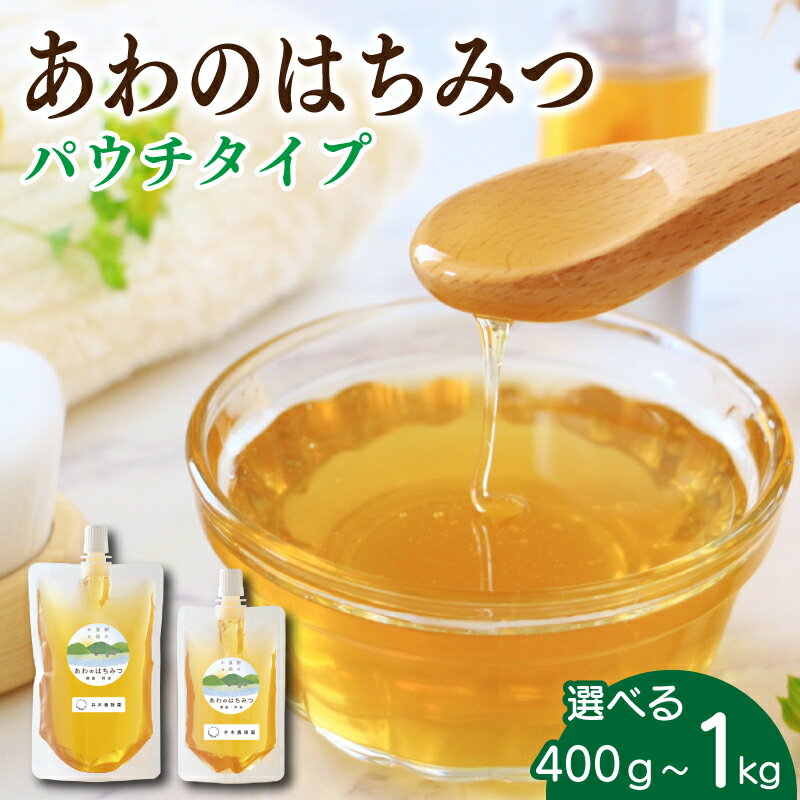 【ふるさと納税】 はちみつ 400g から 1kg パウチ 国産 栄養 満点 天然 純粋 ギフト 贈り物 プレゼント デザート パン トースト ヨーグルト お取り寄せ グルメ