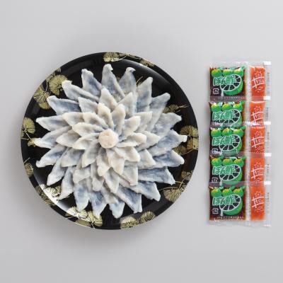 ふるさと納税 下関市 ふぐ 刺身 満足 セット 4〜5人前 120g 冷凍 ふぐ刺し 河豚 てっさ 下関 FR060 |  | 01