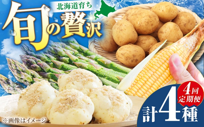 
                  【2026年5月下旬以降順次発送】【全4回定期便】 まっかり四季の恵みセット ミニセット (アスパラ・とうもろこし・じゃがいも・ゆり根）| 野菜 野菜セット アスパラガス とうもろこし コーン ゆり根 じゃがいも 北海道 | 道の駅 真狩フラワーセンター [BPAM046]
                