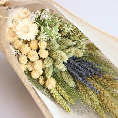 ふるさと納税 茅野市 信州八ヶ岳の麓から贈るナチュラルスワッグ M(グリーン) |  | 01