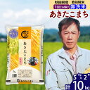 【ふるさと納税】※令和6年産※秋田県産 あきたこまち 10kg【無洗米】(5kg小分け袋)【1回のみお届け】2024年産 お米 みそらファーム