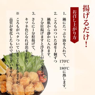 ふるさと納税 下関市 あんこう 唐揚げ 1kg 冷凍 500g×2袋 AF113 |  | 02