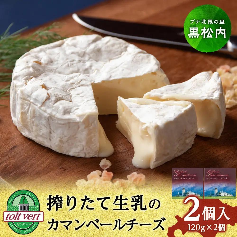 カマンベールチーズ 120ｇ 2個 ＜トワ・ヴェール＞