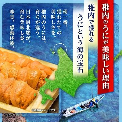 ふるさと納税 稚内市 【うにの名産地稚内市】最北端の生むらさきうに(100g×3パック) |  | 02