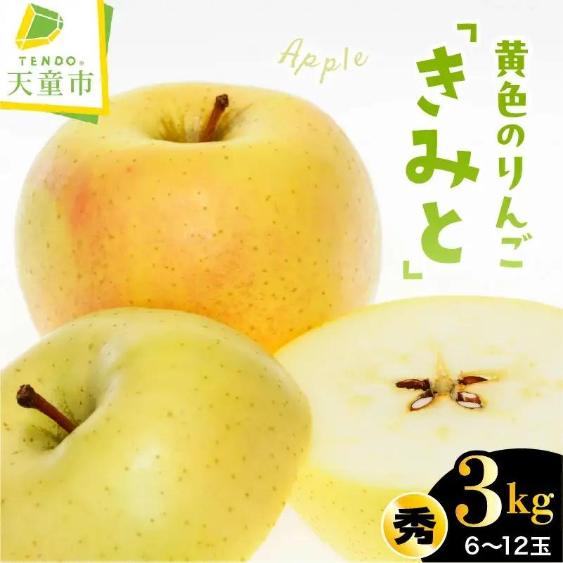 りんご きみと 3kg フルーツ 果物 山形 リンゴ