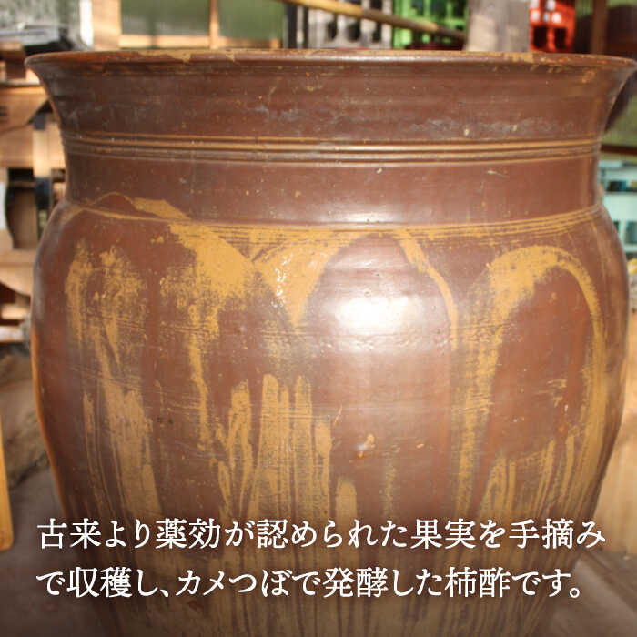 【業界誌（料理通信）お宝食材コンテスト ベスト20選出】天然 酵母 柿酢 300ml×3本 / 6年熟成 南島原市 / 中邨 [SAG004]_イメージ4