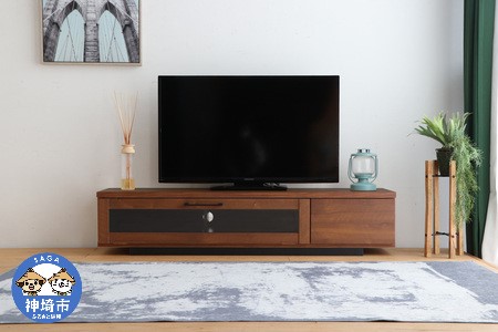 アダムロ 140ローボード WN 【テレビ台 テレビ TV ローボード リビング用 収納家具 AV機器収納 国産】(H060666)