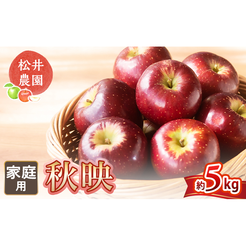 りんご 家庭用 秋映 5kg 信州りんご リンゴ 林檎 果物 くだもの フルーツ 信州 長野