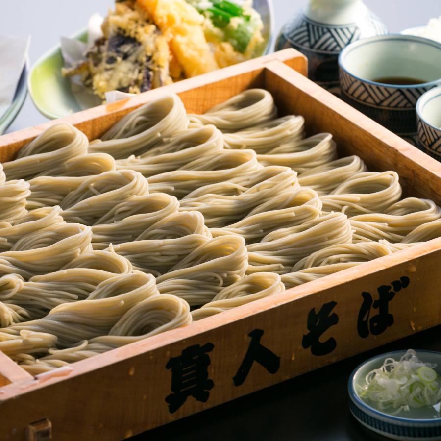 ＜蕎麦割烹　まるいち＞へぎそば　真人の味　4人前生めん720ｇ、つゆ600ｇ