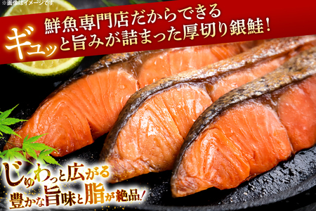 鮭 3回 定期便 厚切り 塩銀鮭 A品 切り身 約1kg 総計3kg [安田 宮崎県 日向市 452061476]