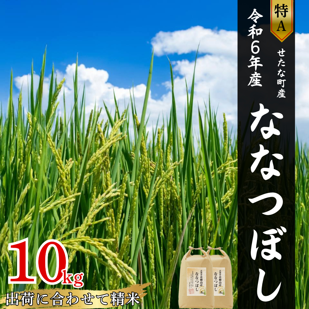 【令和6年産米】北海道せたな町産「ななつぼし」10kg_イメージ1