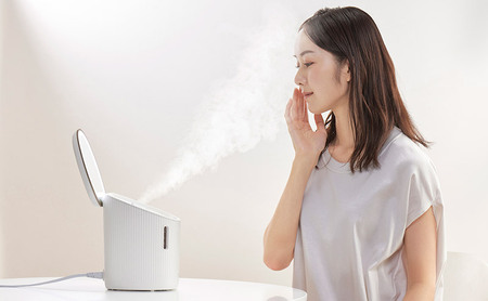 【最短翌日配送】スチーマー フェイススチーマー FST-101-W ホワイト アイリスオーヤマ