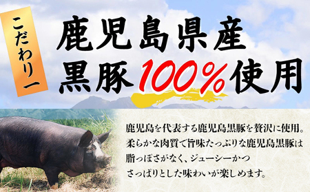 087-01-2 【ふるなびWEEK対象】国産素材にこだわった鹿児島黒豚餃子120個