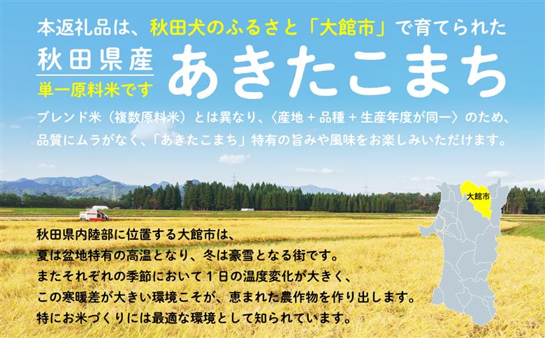 【定期便9ヶ月】令和7年産 秋田県産米「あきたこまち（無洗米）」 10kg（5kg×2袋）【真正ファーム】