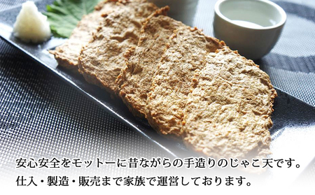 ＜手造り じゃこ天 12枚（4枚入×3袋）2回定期便＞ お魚 お惣菜 じゃこてん 天ぷら 魚肉 練り物 練り製品 小魚のすり身 珍味 おつまみ おかず お弁当 郷土料理 特産品 開洋 愛媛県 西予市【