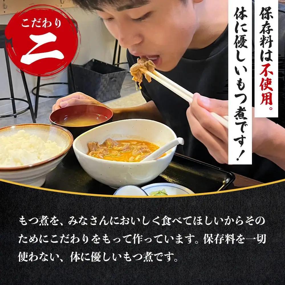国産豚もつ使用！とろけるほど柔らかい究極のもつ煮 2種食べ比べセット もつ煮・辛口 もつ煮各2袋 各500g×計4袋