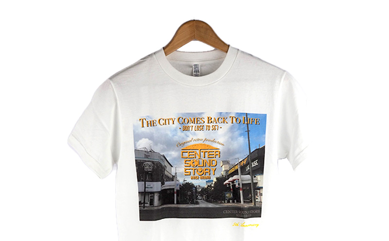 【5周年記念】CENTER SOUND STORY　Tシャツ　白【 生活雑貨 日用品 ファッション カジュアル シャツ shirt photoTシャツ 半袖 メンズ レディース 兼用 ユニセックス オ