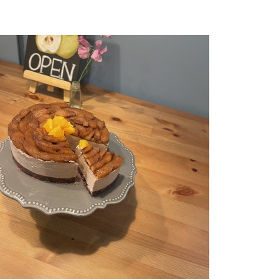 神川梨のローショコラホールケーキ(5号)と、ローショコラアイスカップ(2個)【1789698】
