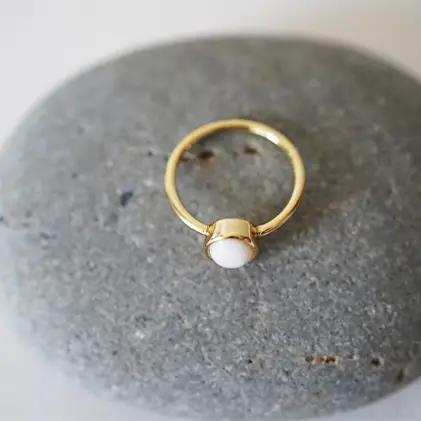 池蝶貝（イケチョウガイ）オーバルリング【13号】 アクセサリー 指輪 ファッション小物 雑貨 