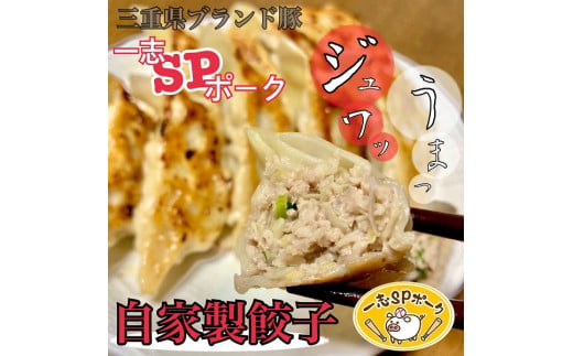 1169おかんの手作り餃子（10個入×5袋）　餃子　手作り　一志SPポーク　まるとも　冷凍