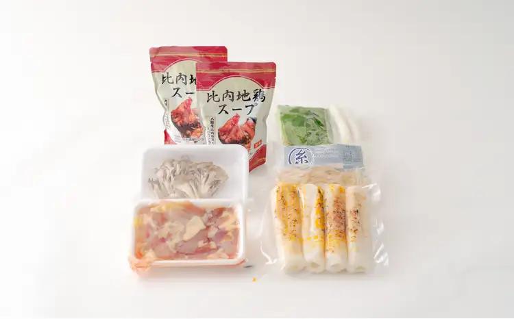 きりたんぽセット2人前 【配送指定不可】　85P1530【白沢通園センター】