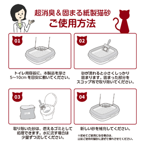 定期便 紙の猫砂 【全12回毎月】 6L×1袋 【極】シリーズ パワフル超消臭 固まる トイレに流せる 燃やせる 消臭 紙製猫砂 猫 トイレ 砂 固まる 流せる ネコ砂 ねこ砂 猫の日 お手入れラクラ
