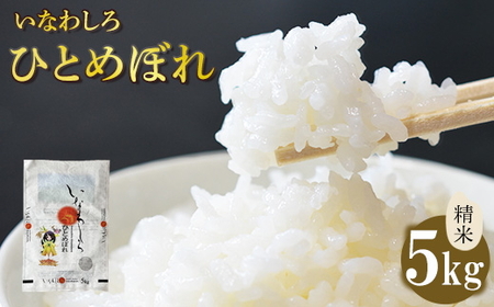 令和7年産 いなわしろひとめぼれ( 精米 ) 5kg ｜ お米 白米 福島 やわらかい 和食