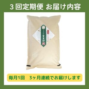 【定期便 ５㎏×３回】五ヶ瀬町産こしひかり　寅五郎米 | 米 こめ お米 おこめ 精米 白米 こしひかり 宮崎県 五ヶ瀬町 定期 定期便