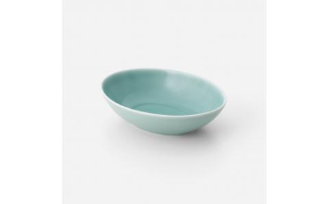 【伊万里焼】青磁楕円深鉢 2枚セット 027-H819